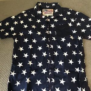 American Garage stars button up.
